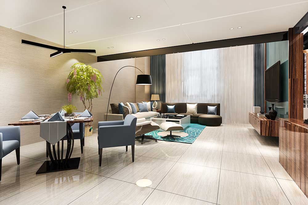 Green Orchid Township bedroom design